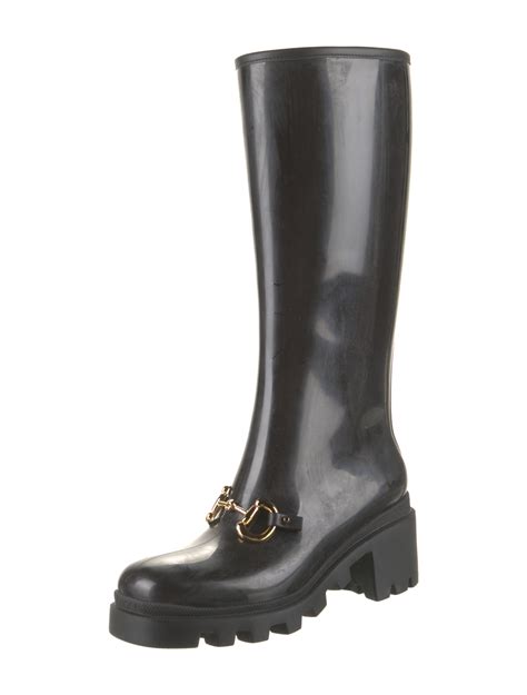 gucci lillian horsebit boot|gucci rain boots for women.